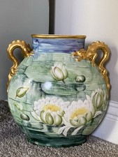 Jean Pouyat Limoges Vase Antique Rare picture