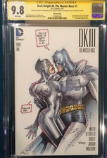 FRANK MILLER ORIGINAL Sketch Art CGC 9.8 Signed DK III Master Race Batman #50 picture