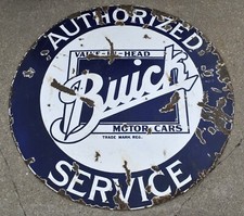 Vintage BUICK AUTHORIZED SERVICE 42
