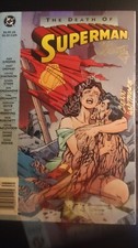 The Death of superman 1992 first addition. pristi condition never opened  picture