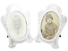 Pair of Antique Hallmarked Sterling Silver Photograph Frames picture