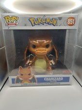Funko Pop Jumbo 10in & 6in Charizard Charmeleon Charmander + Glitter picture