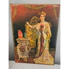 Absolute rare Coca-Cola Tin Sign Lillian Nordica Opera Singer c. 1900 Antique picture