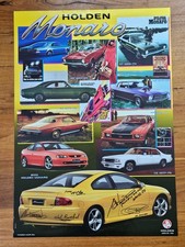 2002 HOLDEN MONARO Signed Poster SIMCOE McPHEE EMMERSON PRUNEAU BEDFORD picture