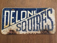 Delone Catholic High Squires License Plate STEEL Booster Vintage Penn picture