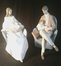 Lladro Parents and Children - Retail$895 - MOTHERS AND FATHER picture