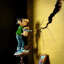 Rare Pixi 6804 Gaston Lagaffe Figure Pixirama Cube Limited 100 Years Franquin picture