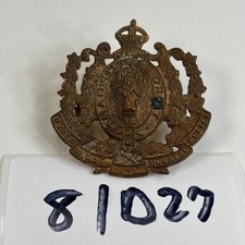 Canadian Royal North West Mounted RNWMP Cap Badge Insignia Pin-Back 81D27 picture