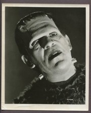Boris Karloff Portrait 1939 Son Of Frankenstein Original Photo Horror Film J3284 picture