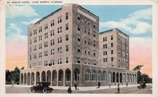 Lake Worth Florida El Nuevo Golf Stream Historic Beach Hotel Vtg Postcard K32 picture