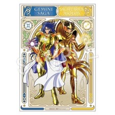 Saint Seiya B2 Fabric Poster Aiolos & Saga JF2020 Character Goods Anime a532 picture