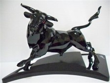 SWAROVSKI NUMBERED LIMITED EDITION BLACK BULL 660034 picture