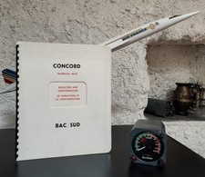 Exceptional and Rare - Concorde Radiation Indicator + Document 24 Pages 1964 picture