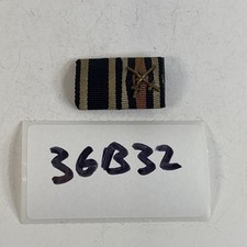 WW1 German Ribbon Bar Iron Cross 2nd Class Hindenburg Combatant Prussia 36B32 picture