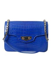 Chic Alligator Skin Chain Shoulder Bag picture