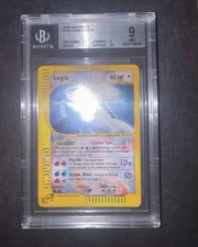 2003 Pokemon Crystal Lugia Aquapolis Holo #149 BGS 9 MINT picture