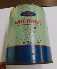 OEM Ford 1940's 1950's 5 Gallon Oil Can Anti-Freeze Display Item Sign picture