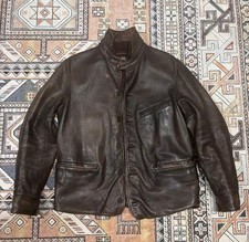RRL Not Allowed Leather Jacket Men Rare Ralph Lauren Model Limited Edition VHTF picture