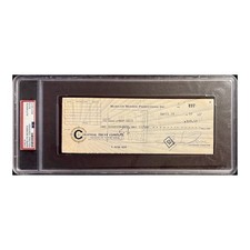 Marilyn Monroe Signed 1960 Personal Check PSA Authenticated Hollywood Autograph picture