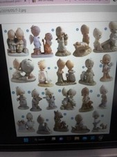 The original 21 discontinued Precious Moment Statues - RARE - Perfect Condtion picture