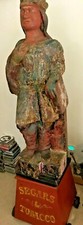 ANTIQUE CIRCA 1850'S CIGAR STORE INDIAN TRADE SIGN STATUE picture