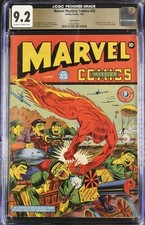 ⭐️ Marvel Mystery Comics #32  CGC 9.2 1942 WWII Pedigree San Francisco  picture