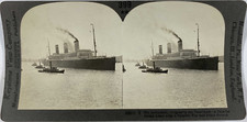 Keystone, Stereo, the Leviathan, a palatial ocean Liner Vintage stereo card, picture