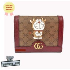 Gucci DORAEMON GG supream Coin Purse Wallet Mint 2021 50th anniversary exclusive picture