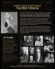 A Rare & Complete Marilyn Monroe Portfolio of Ten Photographs Philippe Halsman picture