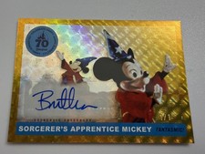 Disneyland 70th Anniversary Topps 1/1 Autograph Sorcerer's Apprentice Mickey picture