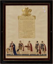 CORONATION OF KING GEORGE IV IN THE ABBEY OF ST. PETER WESTMINSTER - PLATE 1/9 picture