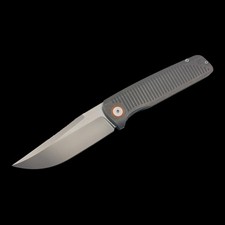 Custom Knife Factory (CKF) Gnome #92 - M390, Titanium Scales ZircuTi Clip Rare picture
