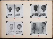 1962 Mugshot Photo Album African American Civil Rights