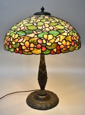 Duffner & Kimberly Nasturtium Leaded Glass Table Lamp picture