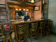 Early 1900's Oak Western Cigar Bar Turnkey Setup Exhibit