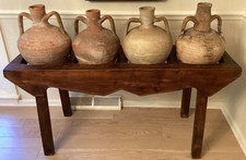Late 19th Century Italian Table with Four Olive Oil Water Jars picture