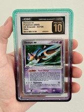 2005 Pokemon CGC 10 Pristine Deoxys ex Emerald 93/106 - LOW POP 4 picture