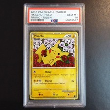 PSA 10 Polish Pikachu World Holo Pokemon Japanese Promo 2010 Gem Mint picture