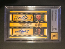 Stan Lee Patrick Stewart Autograph 1/1 Card 2010 Pop Century BGS 9 Auto 10 picture