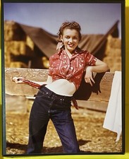 1945 Marilyn Monroe Original Photo Andre De Dienes Stamped Signed Farm Girl picture
