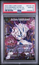 2022 #BT10-115 SYN SHENRON, DESTRUCTION INCARNATE PSA 10 picture
