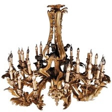 F-ts-5 Museal, Highly Significant Chandelier in Louis-XV Style picture