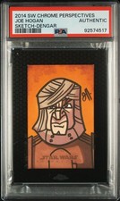2014 TOPPS STAR WARS CHROME PERSPECTIVES SKETCH DENGAR JOE HOGAN PSA AUTHENTIC picture