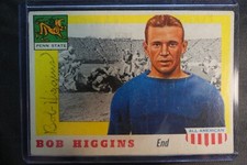 Bob Higgins Signed 1955 Topps All American picture