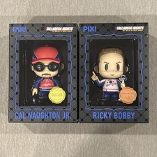 Thrilljoy Pix Talladega Nights Ricky Bobby & Cal Naughton Jr. Chase Figure Pair picture