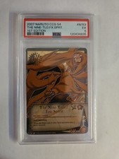  2007 Naruto CCG The Nine-Tailed Fox Spirit 1st Edition PSA 5 POP 1 Rare picture