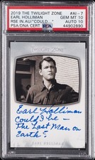 2019 THE TWILIGHT ZONE ROD SERLING ED INSCR AUTOS EARL HOLLIMAN PSA 10 AUTO 10 picture