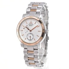 SEIKO CREDOR GCAY992 4S79-0020 Power Reserve Manual Wind K18 Yellow Gold Men's picture