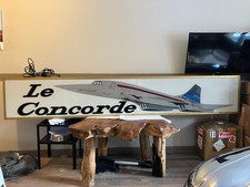CONCORDE AIRLINE ORIGINAL ILLUMINTED SIGN SUPER RARE AIRPORT 1970`S COLLECTABLE picture