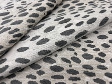 JF Fabrics Chenille Animal Skin Crypton Uphol Fabric- Minx Grey 11.5 yd 96 J7151 picture